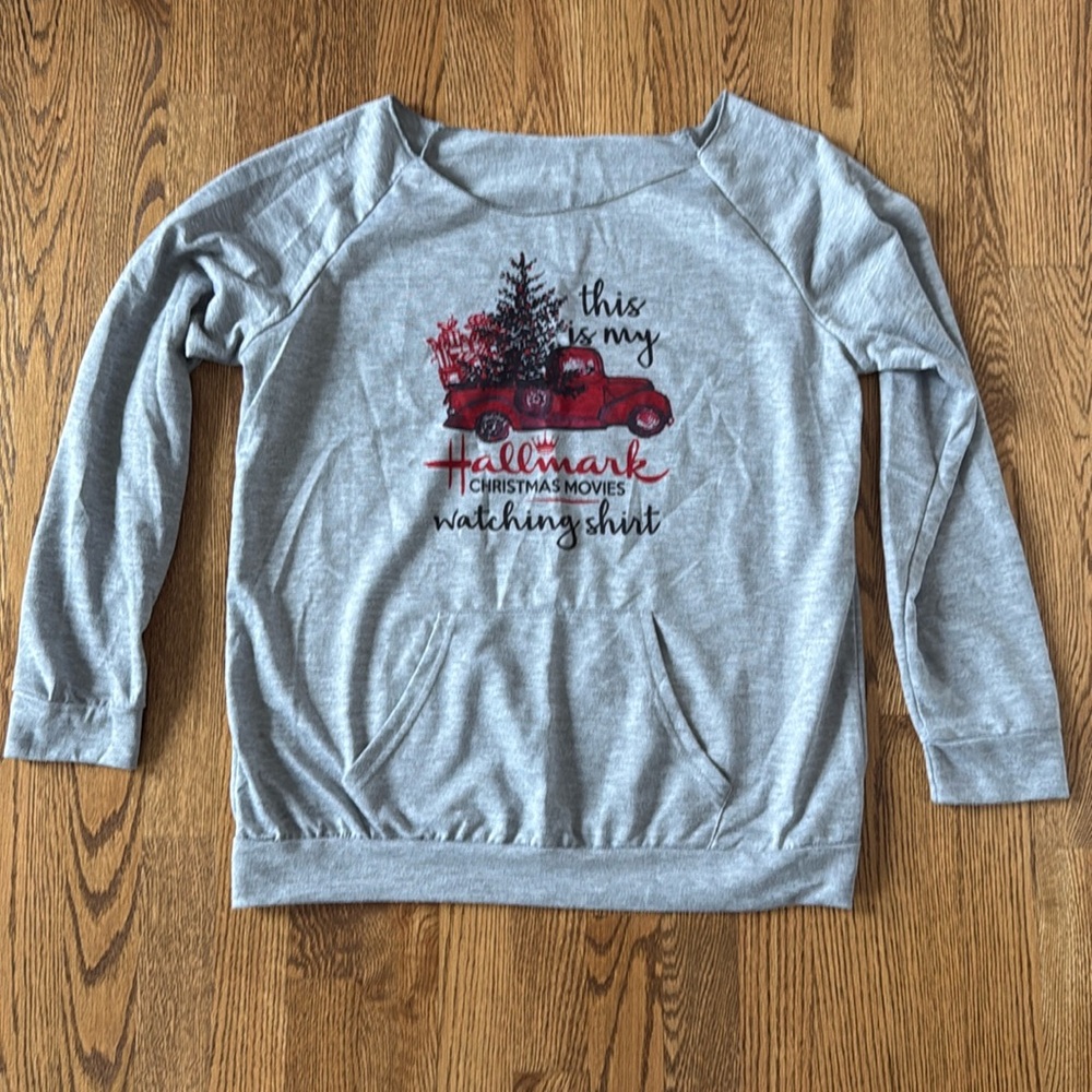 EUC Hallmark Movie Watching Shirt - Picture 2 of 4